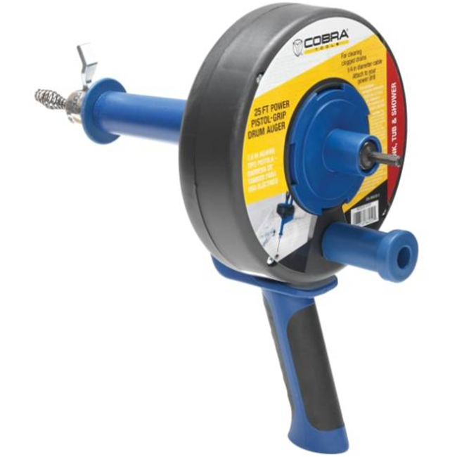 Hand Sewer Auger 1/4"x25'
