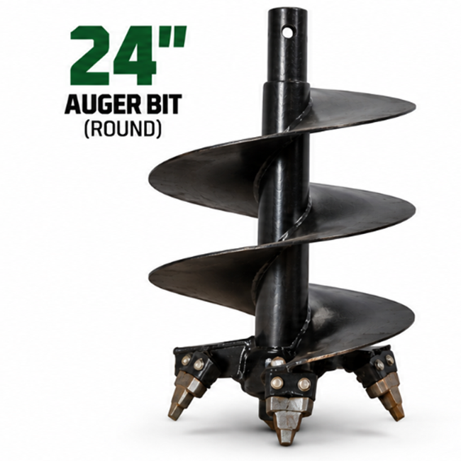 24 Inch Auger Round Bit