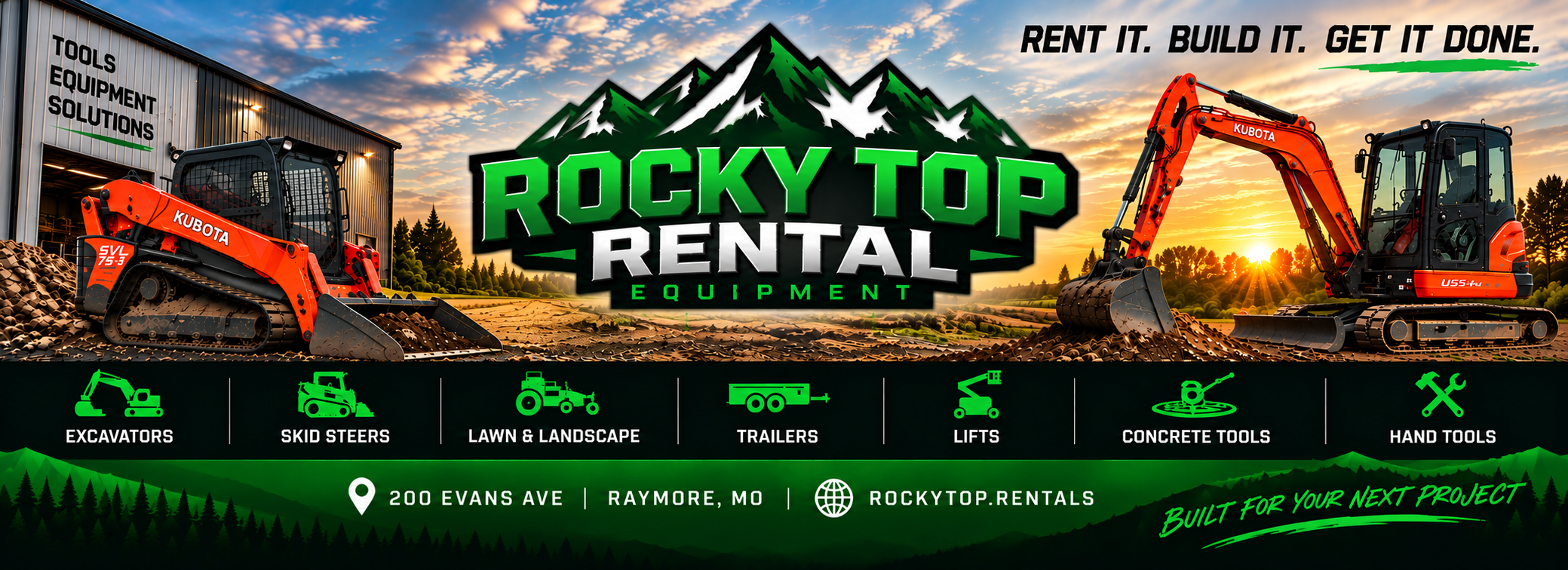 Equipment rental background
